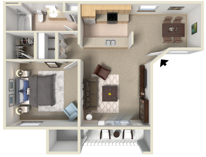 1 Bedroom Apartments for Rent