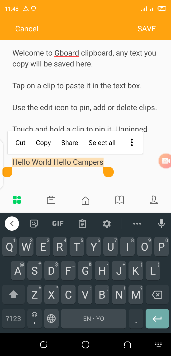 Clipboard Clear Android
