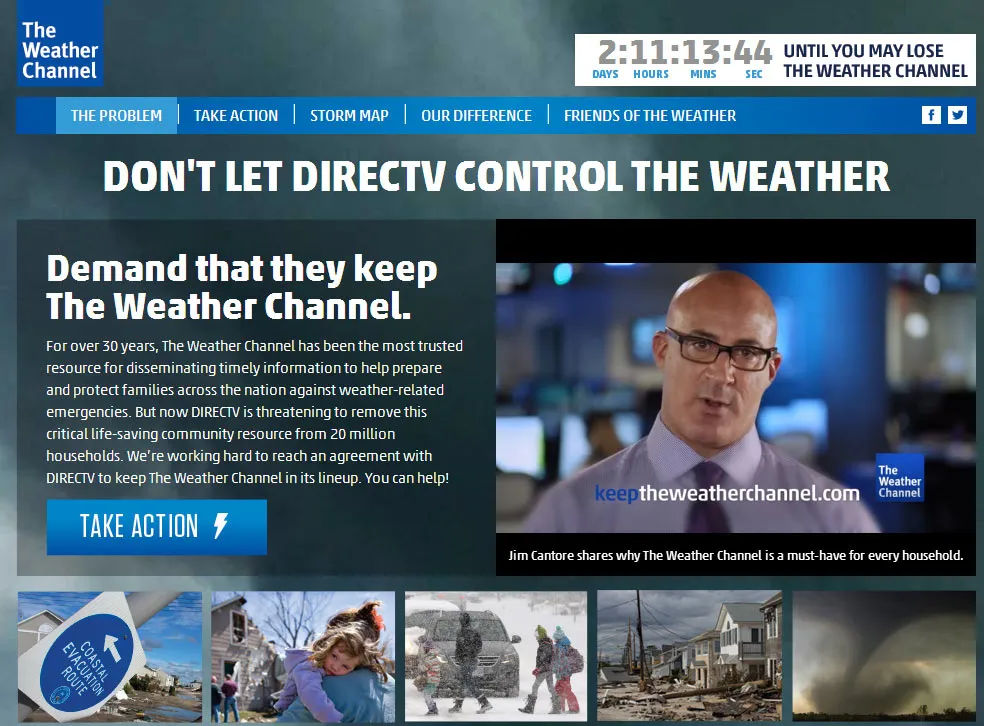 Channel Number for Weather Channel on DirecTV